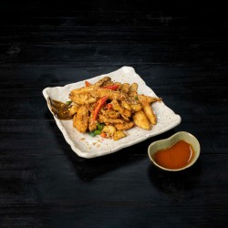 Vây Cá Hồi Xóc Tỏi